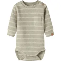 Lil´ Atelier Nbmoby Ls Loose Body Lil - Grey - 62