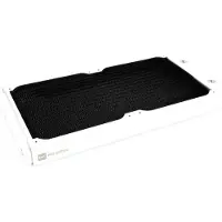 Alphacool HPE-30 Full Copper 280mm jäähdytin, valkoinen/musta
