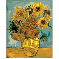 Figure'd Art Figured Art Ristipistotyö Van Gogh - Sunflowers