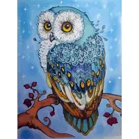 Figure'd Art Figured Art Ristipistotyö Beautiful Owl