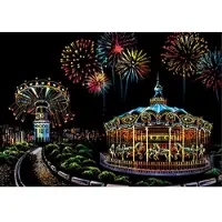 Figure'd Art Figured Art Raaputusmaalaus A3 Ferris Wheel Amuse