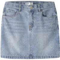 Name It Kids Nkfemma Rhine Dnm Skirt 6608-Im - Blue - 158