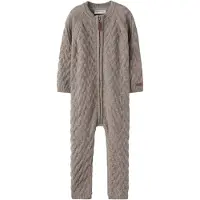 Name it Nmnwruni Wool Ls Knit Suit - Grey - 98