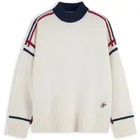 Tommy Hilfiger Neulepaita vaaleabeige / laivastonsininen / tummanpunainen