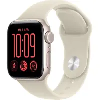 Apple Watch SE 3 Cellular 40 mm koperta aluminiowa Starlight sportowy pasek S/M (MJLC4ZR/A)