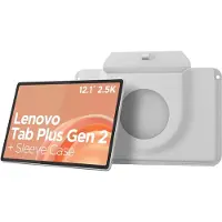 Lenovo Tab Plus Gen 2 (sis. suojuksen) Wi-Fi 128 Gt, valkoinen