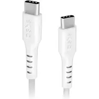 SBS USB-C to USB-C cable 1.5m white (TECABLETCC20W)