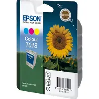 Epson T018 Mustepatruuna 3-väri