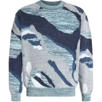 Scotch & Soda Neulepaita sininen / harmaa