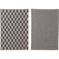 Mette Ditmer Mini-Max keittiöpyyhe 2-pack Brown (ruskea), 50x70 cm