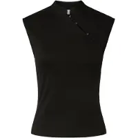 Pieces Pcjasmin Ss Button Detail Top Jrs D2D - Black - S