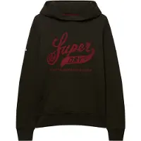 Superdry for man. M2014566A Black Vintage Script Hoodie (XL), Casual, Cotton