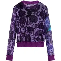 Desigual Paita 'M. C. Lacroix' tummanvioletti / vaaleanpunainen