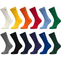 Ralph Lauren Signature Pony Crew 12-Sock Gift Set - Multi/patterned - 43-46