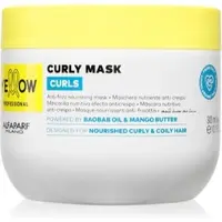 Yellow Professional Curls Curly Mask naamio aaltoileville ja kiharille hiuksille 300 ml