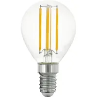Eglo LED-lamppu P45 Mini ball 4W/827 470 lumen clear E14