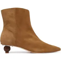 Weekend Max Mara for woman. 2625796014600 Leather ankle boots Wkacapanna brown (37), Beige, 3 to 5 cm, Split Leather, None, Casual, Classic