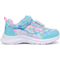 SKECHERS Tennarit 'JUMPSTERS - CUTIE CRITTERS' vesi / vaaleankeltainen / minttu / vaalea pinkki