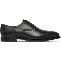 Ralph Lauren Ftw for man. 811974154001 Maestra Leather Shoes black (43), Flat, Laces, Casual, Party, Classic