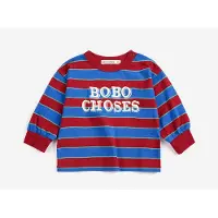 BOBO CHOSES Embossed Stripes T-Shirt - Multi/patterned - 86
