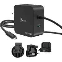 J5CREATE JUP25102V Headphones, Mobile Computer, Mobile Phone, Laptop, Portable Game Console, Smartphone, Smartwatch, Tablet Black AC, USB Internal