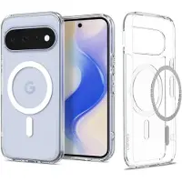 Spigen Google Pixel 11 Ultra Hybrid Mag Kotelo - Valkoinen / Kirkas