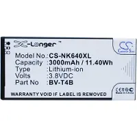 123accu Nokia Lumia 640 XL RM-1062 akku 3000 mAh