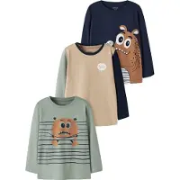 Name it Nmmniko 3P Ls Top Lnoos - Navy - 122-128