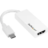 StarTech.com CDP2HD4K60W - USB Type-C - HDMI -näyttösovitin, valkoinen