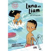 Opal Luna och Liam på simskola