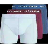 Jack & Jones Jacjota Solid Trunks 3 Pack - Burgundy - XXL