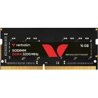 Verbatim DDR4 16 GB 3200 MHz CL22 SO-DIMM, pamięć RAM do laptopa i Mini PC, 1 × 16 GB, 30110