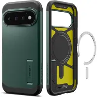 Spigen Google Pixel 11 Pro Tough Armor Mag -kotelo - Syvyysvihreä