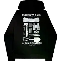 Alpha industries Collegepaita hiekka / ruskea / musta / valkoinen