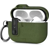 Tech-Protect Airpods Pro 3 Slim Hook -kotelo - Oliivinvihreä