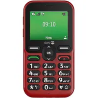 Doro Leva E10, suurinäppäiminen matkapuhelin, 4G, punainen