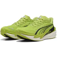 Puma Deviate NITRO 4 Green Black Running Shoes AW26, Size 40,5 - EUR