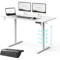 Sense7 NOJO LIGHT työpöytä Valkoinen 120 cmx60 cm