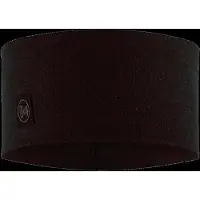 Buff Merino Wide Headband Solid Black Pipot One Size