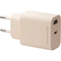 dbramante1928 seinälaturi USB-C 20W+USB-A 18W beige