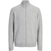 Jack & Jones Neuletakki 'JJSOHO OLLIE' vaaleanharmaa