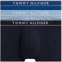 Tommy Hilfiger Underwear Bokserishortsit 'Essential' sininen / marine / pastellinsininen / valkoinen