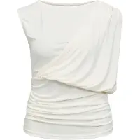 Object Objdellie Sl Reg. Drapy Top E Tne 26 - Cream - M