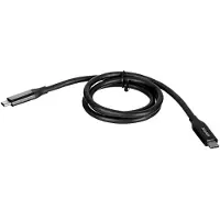 UNITEK C14100bk-0,8m Usb-kaapeli C Musta