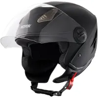 Vevor -moottoripyöräkypärä, 3/4-kasvoinen, Smart Street ABS- ja tiheäkypärä Bluetooth-yhteydellä ja vaihdettavalla linssillä, DOT-hyväksytty mukava motocross-kypärä, sopii nuorille ja aikuisille