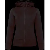 Icebreaker Women Merino 260 Quantum Ls Zip Hoodie - Burgundy - XL