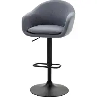 HOMCOM Baarituoli Homcom 54x54x112cm, musta väri