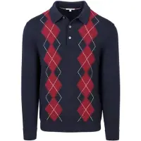 Tommy Hilfiger Neulepaita laivastonsininen / tummanpunainen