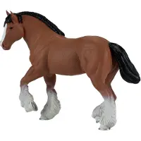 Mojo Fun - Horse World Brown Clydesdale Horse - 381084