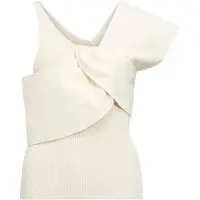 Object Objbetzy S/S Re Knit Top 145 - Cream - XL